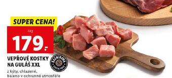 Lidl Vepřové kostky na guláš xxl nabídka
