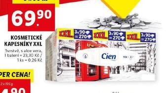 Lidl Cien kosmetické kapesníky nabídka