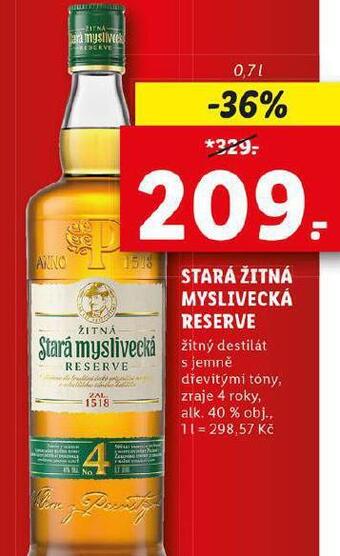 Lidl Stará žitná myslivecká reserve nabídka