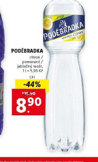 Lidl Poděbradka ochucená nabídka