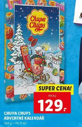 Lidl Adventní kalendář chupa chups nabídka