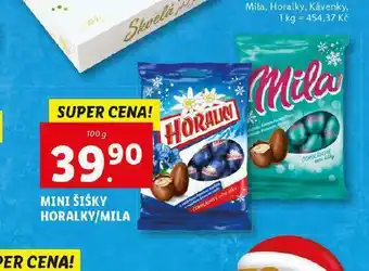 Lidl Mini šišky horalky / mila nabídka