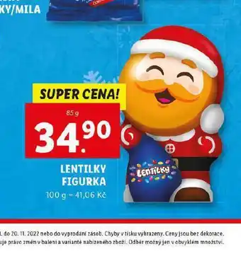 Lidl Lentilky figurka nabídka