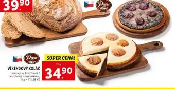 Lidl Víkednový koláč nabídka