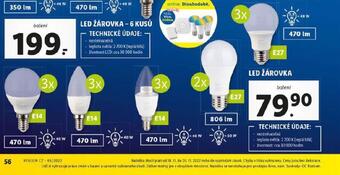 Lidl Led žárovka nabídka