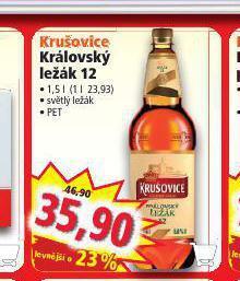 Norma Pivo krušovice 12 královský ležák nabídka