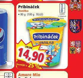 Norma Pribináček vanilka nabídka