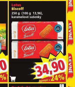 Norma Lotus biscoff nabídka