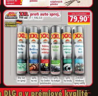 Norma Profi auto spreje nabídka
