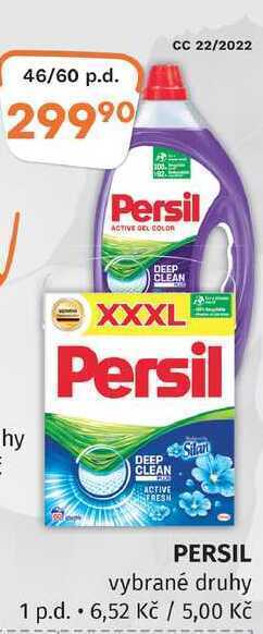 Coop Persil vybrané druhy nabídka