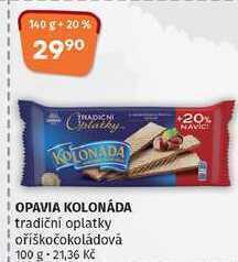 Coop Opavia kolonáda tradiční oplatky 140g,+20% vybrané druhy nabídka