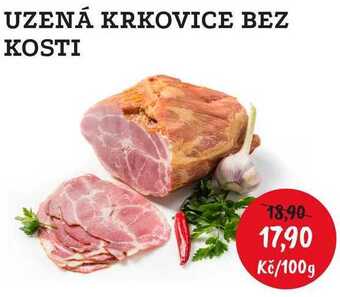 RABBIT řeznictví Uzená krkovice bez kosti, 100 g nabídka
