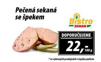 Pečená sekaná se špekem, 100 g