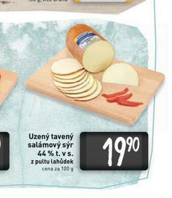Billa Uzený tavený sýr salámový 44% nabídka