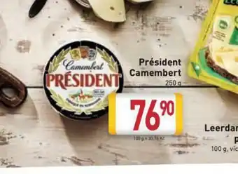 Billa Président camemebert nabídka