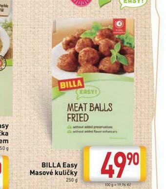 Billa Billa easy masové kuličky nabídka