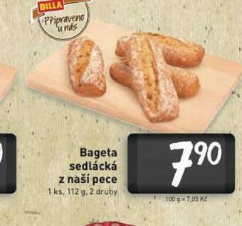 Billa Bageta sedlácká nabídka