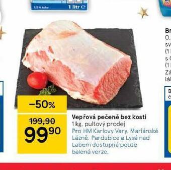 Tesco Vepřová pečeně bez kosti nabídka