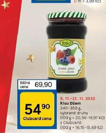Tesco Riso džem nabídka