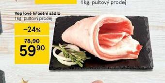 Tesco Vepřové hřbetní sádlo nabídka