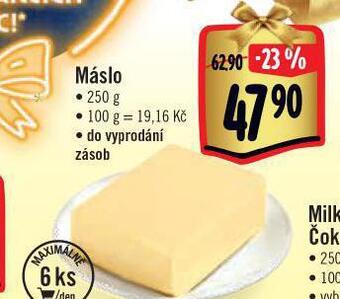 Jip Máslo nabídka