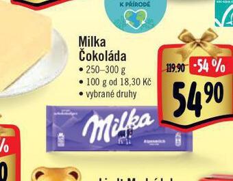 Jip Milka čokoláda nabídka
