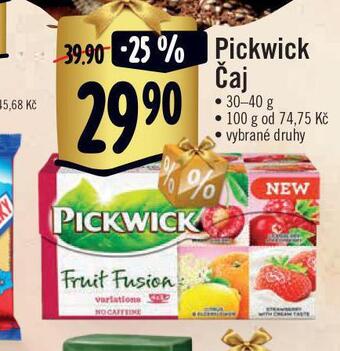 Jip Pickwick čaj nabídka