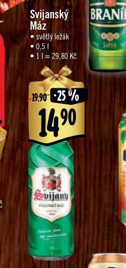 Jip Pivo svijanský máz nabídka