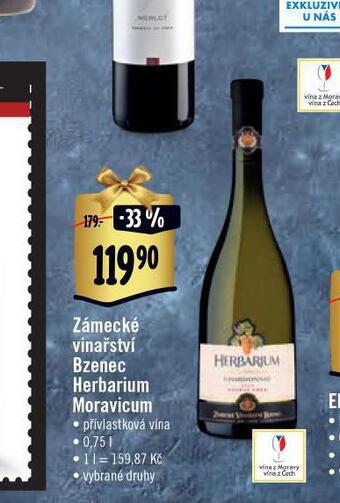 Jip Zámecké vinařství bzenec nabídka