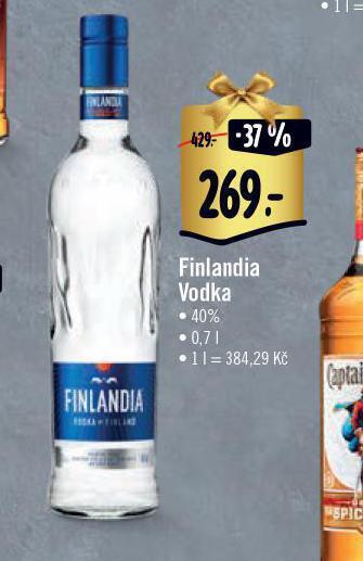 Jip Finlandia vodka nabídka