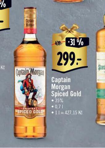 Jip Captain morgan spiced gold nabídka