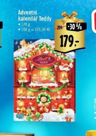 Adventní kalendář teddy