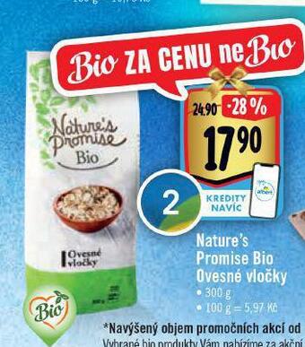 Albert Bio ovesné vločky nabídka