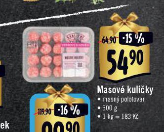 Albert Masové kuličky nabídka