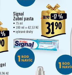 Signal zubní pasta