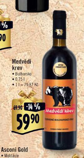 Albert Medvědí krev nabídka