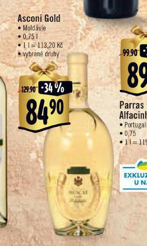 Albert Asconi gold nabídka