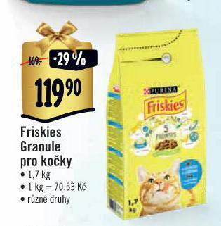Albert Friskies granule pro kočky nabídka