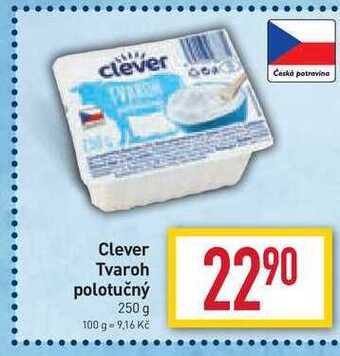 Billa Clever tvaroh polotučný 250 g nabídka
