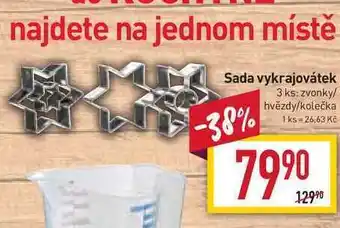Billa Sada vykrajovátek 3 ks nabídka