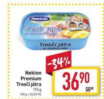 Nekton premium tresčí játra 115 g