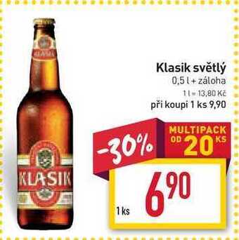 Billa Klasik světlý 0,5l nabídka