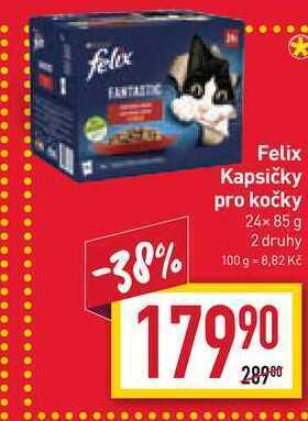 Billa Felix kapsičky pro kočky 24x 85 g nabídka