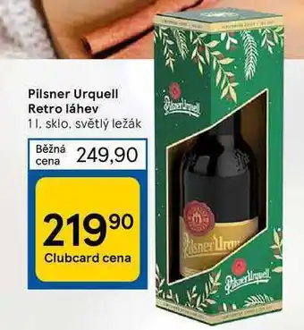 Tesco Pilsner urquell retro láhev 11 nabídka