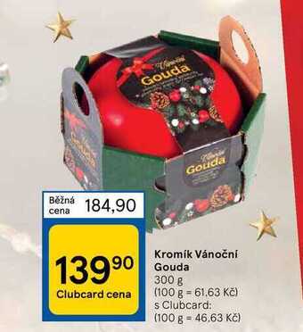 Tesco Kromík vánoční gouda 300 g nabídka