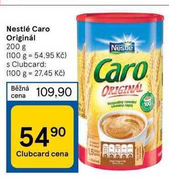 Tesco Nestlé caro originál 200 g nabídka