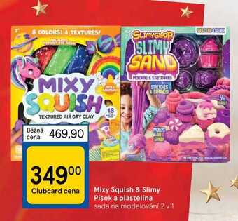 Tesco Mixy squish & slimy písek a plastelína nabídka