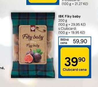 Tesco Ibk fíky baby 200 g nabídka