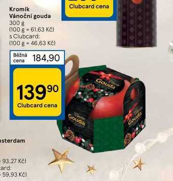 Tesco Kromík vánoční gouda 300 g nabídka