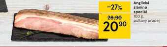 Tesco Anglická slanina speciál 100 g nabídka